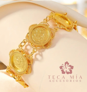 Pulso moneda flor