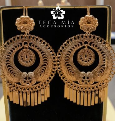 Arete filigrana sombrero