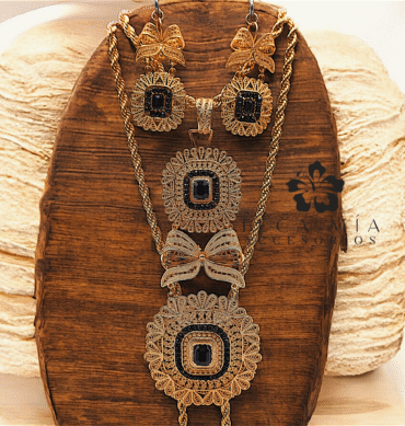 Juego cuadrado doble torsal negro