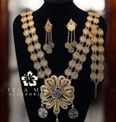 Set completo rosa 3 monedas