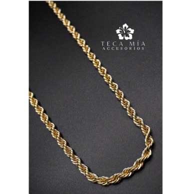 Cadena tipo torzal 4mm