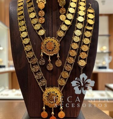 Ahogador doble set flor 3